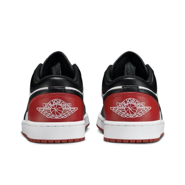 NIKE 耐吉】Air Jordan 1 Low Bred Toe 黑白紅芝加哥公牛黑紅腳趾