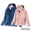 【Alishia】時尚輕盈男女款單層薄款衝鋒外套-女款(現+預 共9色)