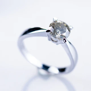 【波斯貓】1.12克拉 14K 鑽石戒指