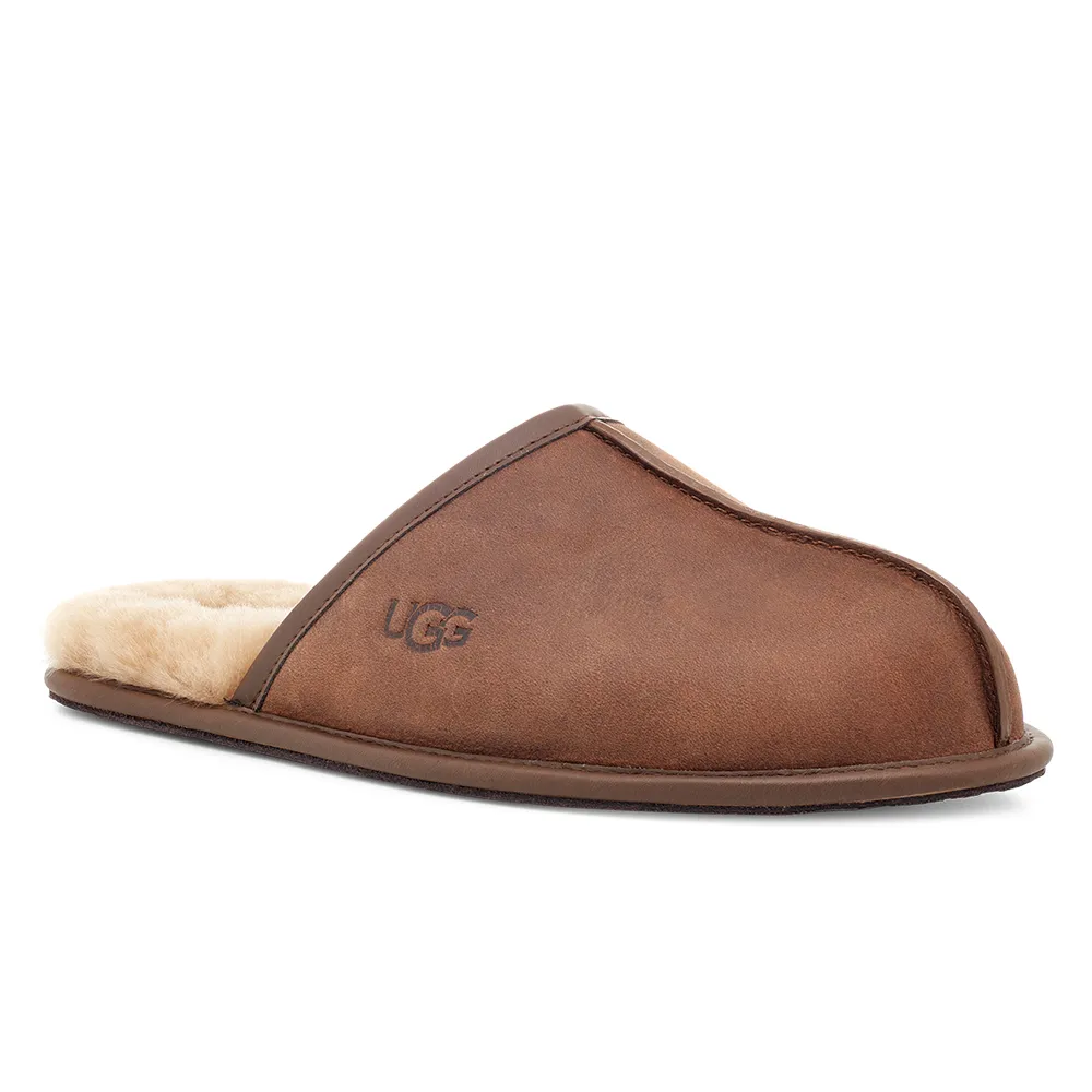 【UGG】雙11-男鞋/穆勒鞋/毛毛拖/懶人鞋/Scuff(褐色-UG1108192TAN)