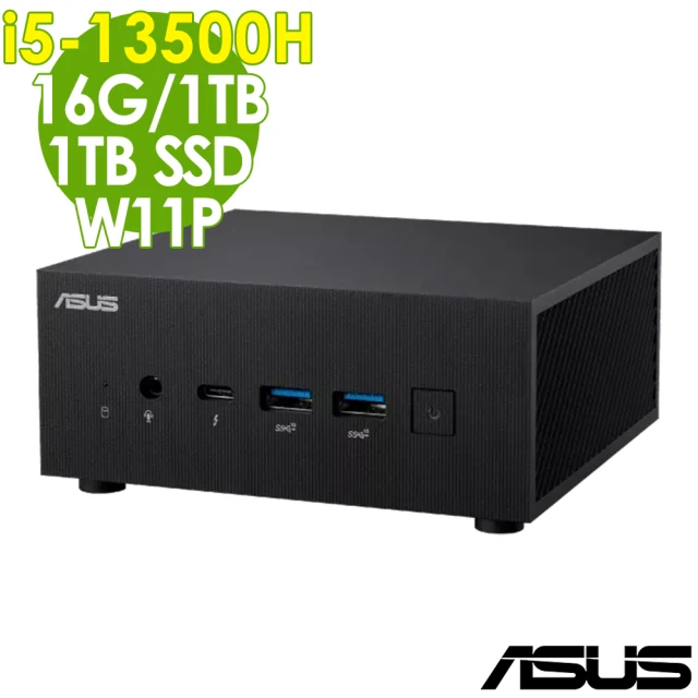 【ASUS 華碩】i5商用迷你電腦(PN64-E1-S5027AV/i5-13500H/16G/1TB SSD+1TB/W11P)