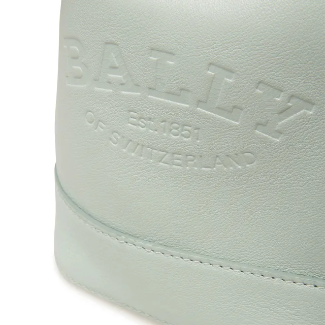 【BALLY】藍綠牛皮小水桶包(bally 水桶包)