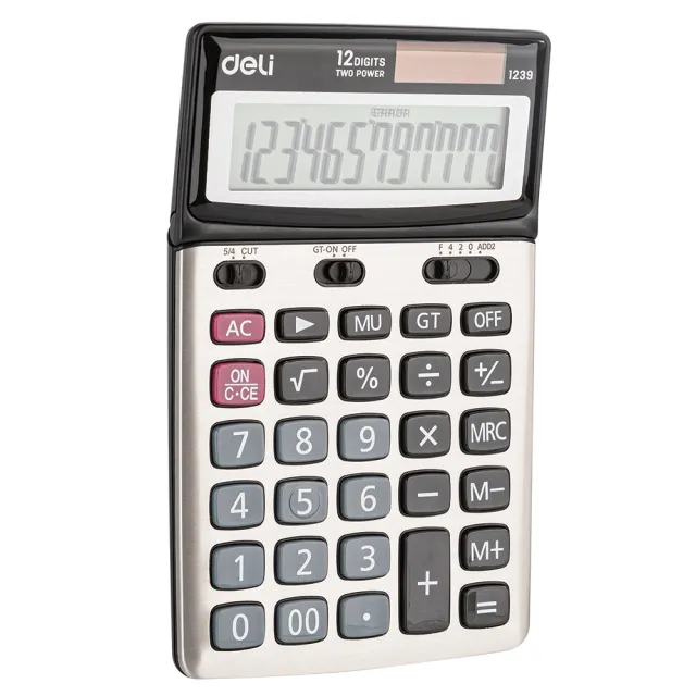 【Deli 得力】商用計算機/E1239(12位元 辦公用品)