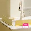 【Dagebeno荷生活】矽膠材質吸盤式好拆好洗擋水板 廚房流理台水槽防濺水板(3入)