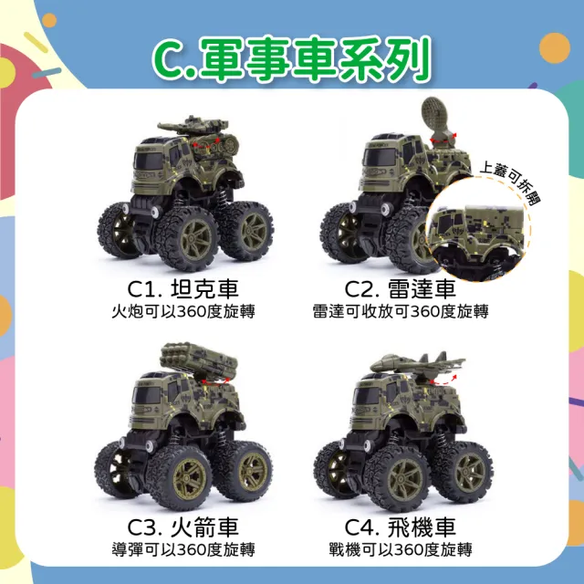 【OhBabyLaugh】慣性四驅車(兩件組)