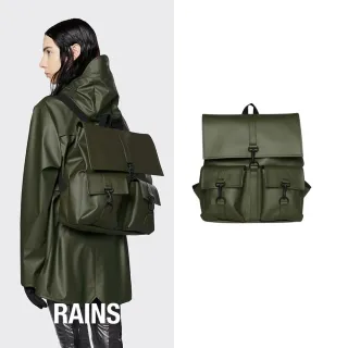【RAINS官方直營】MSN Cargo Bag 防水雙口袋後背包(2色任選)