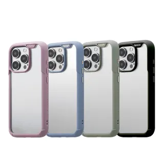 【iMos】iPhone 15 Pro Max 6.7吋 Ｍ系列 軍規認證雙料防震保護殼(4色)