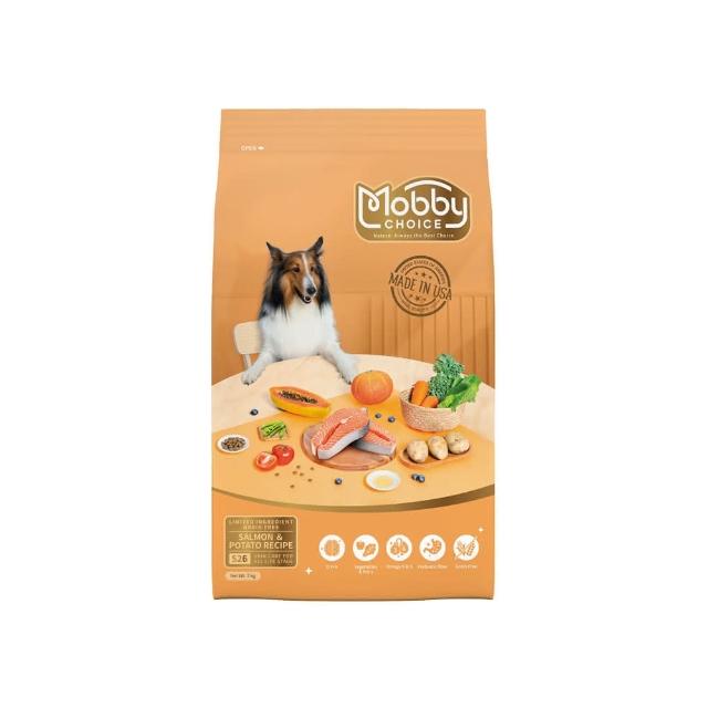 【Mobby 莫比】S26 鮭魚馬鈴薯全齡犬無穀食譜 1.5KG 狗飼料 挑嘴犬 毛髮 