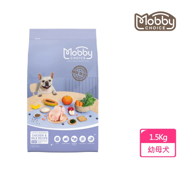 Mobby 莫比 C30 雞肉米幼母犬食譜1.5KG(狗飼料/幼母犬/瘦弱犬)