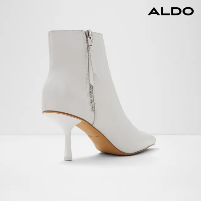 【ALDO】CIRON-性感尖頭瘦瘦靴-女靴(白色)