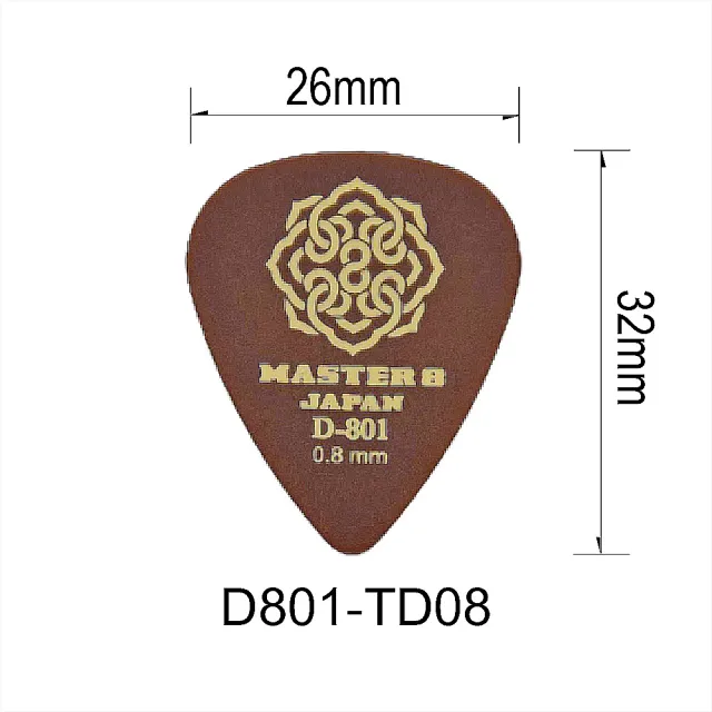 【Master8】D801-TD 淚滴型- 吉他匹克PICK - 日本製(日製精品)