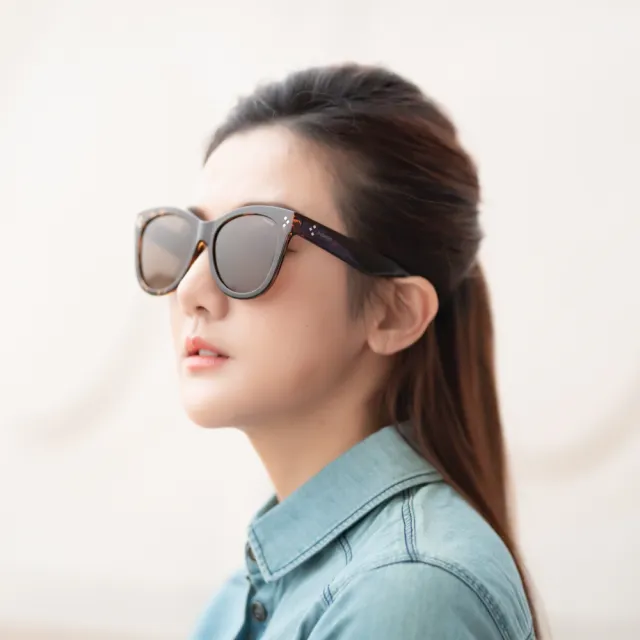 【Polaroid 寶麗萊】偏光太陽眼鏡(琥珀色)