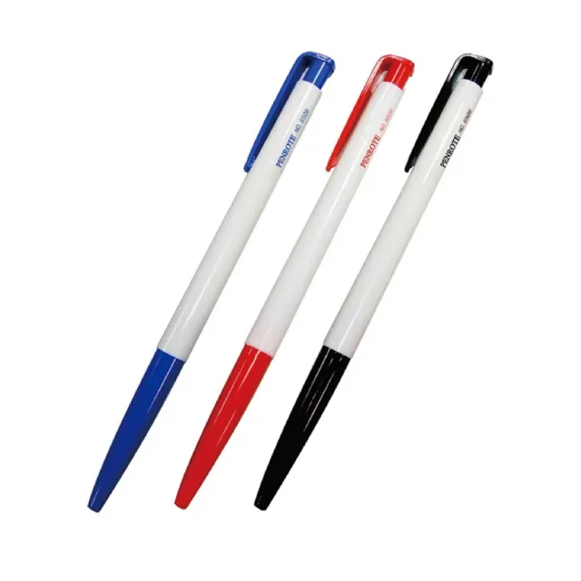 筆樂 PENROTE 自動原子筆 0.5mm 紅/藍/黑（50支 /盒）3盒 /組 6506(買3盒贈1盒藍色)