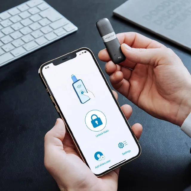 【Maktar】3入組 Nukii新世代智慧型USB NFC 加密隨身碟(256G)