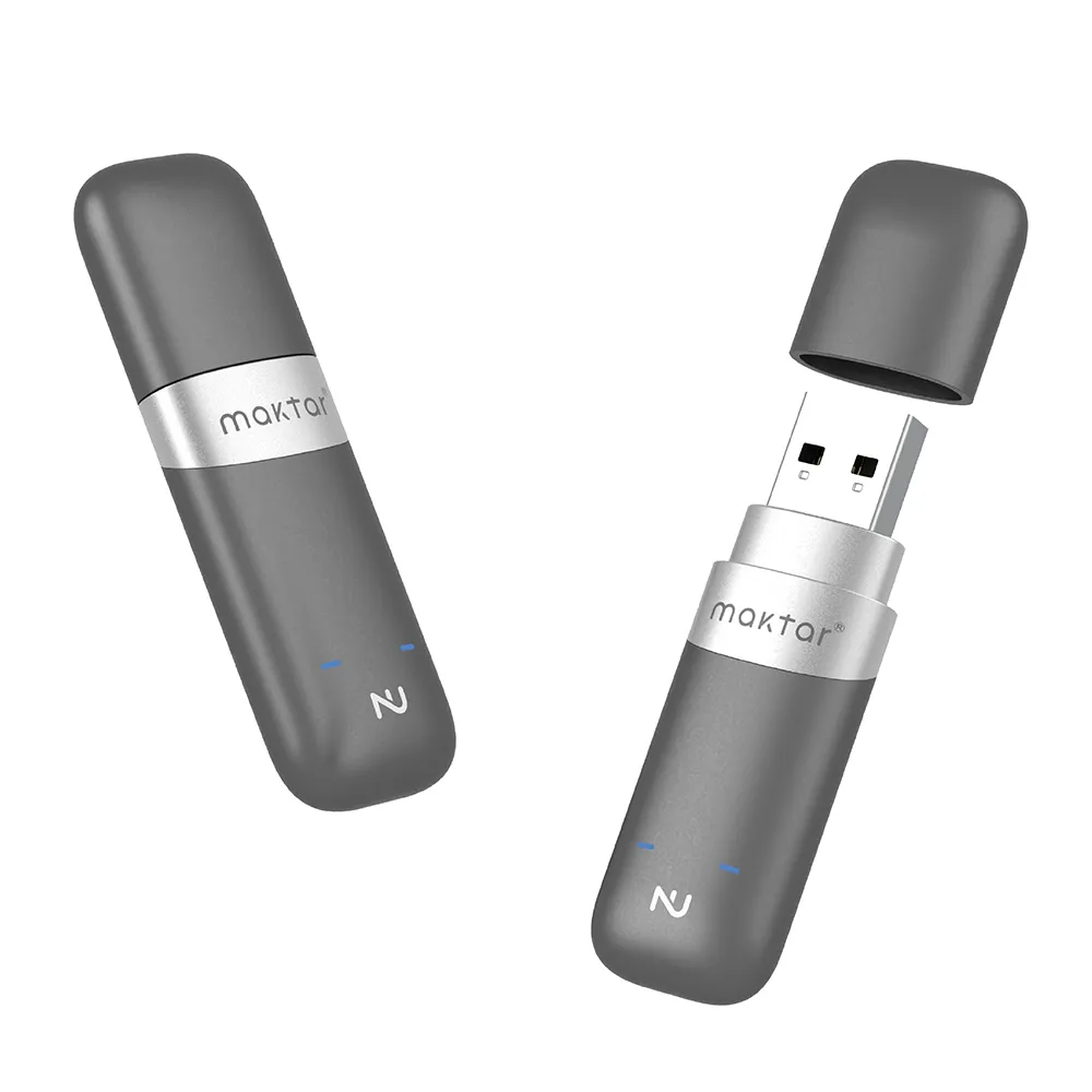 【Maktar】2入組 Nukii新世代智慧型USB NFC 加密隨身碟(256G)