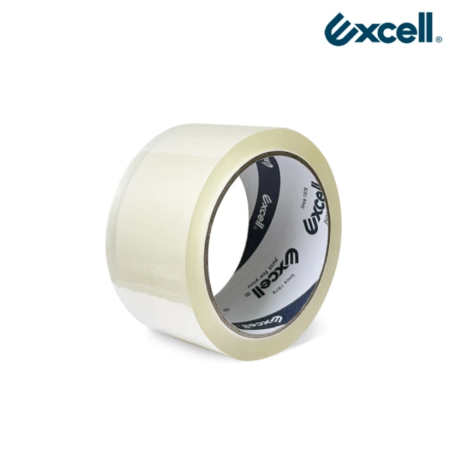 Excell.tw OPP封箱膠帶 膠厚5條 0.05mm*48mm*50M 單獨1捲(2吋寬 文具膠帶 水膠)