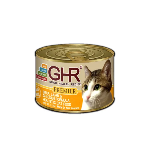 【GHR 健康主義】貓用無穀主食罐 175g*12罐組(貓主食罐、貓罐 全齡貓)