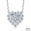 【點睛品】Lady Heart 24分 愛心環繞18K金鑽石項鍊