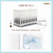 【Lebaby樂寶貝】LBB-02 三合一嬰兒床 成長床-超值豪華組(三色)