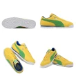 【PUMA】休閒鞋 Roma Brazil 男鞋 黃 綠 皮革 麂皮 拼接 巴西配色 運動鞋(383643-01)