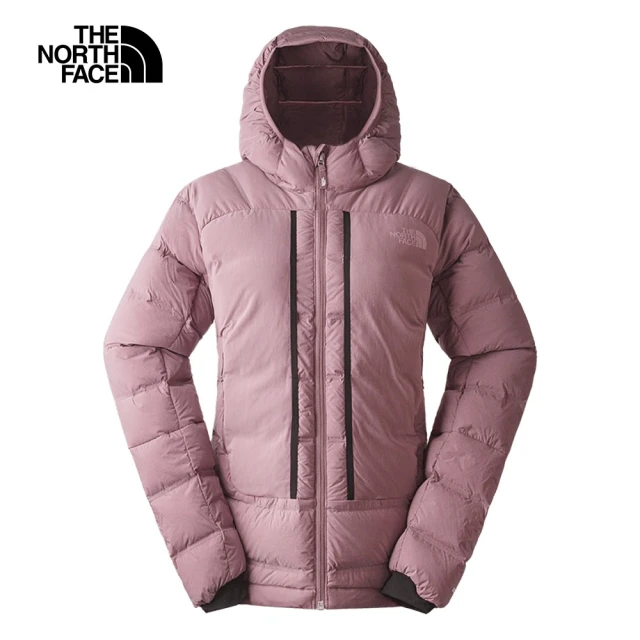 The North Face 北面女款粉色防潑水保暖可打包連帽羽絨外套｜83SSI0V