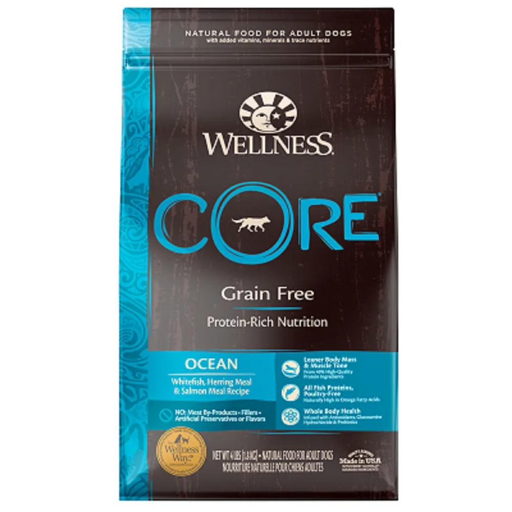 【WELLNESS 寵物健康】無穀深海魚12LB(狗飼料)