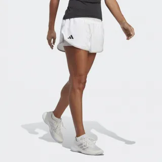 【adidas 愛迪達】短褲 女款 運動褲 網球 CLUB SHORT 白 HZ4192