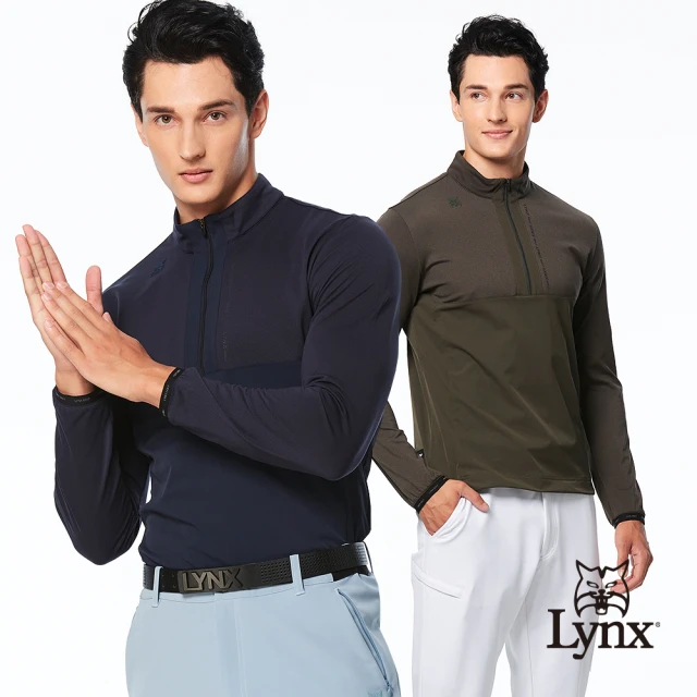 Lynx Golf 女款彈性舒適素面外觀腰圍造型線條印花後腰
