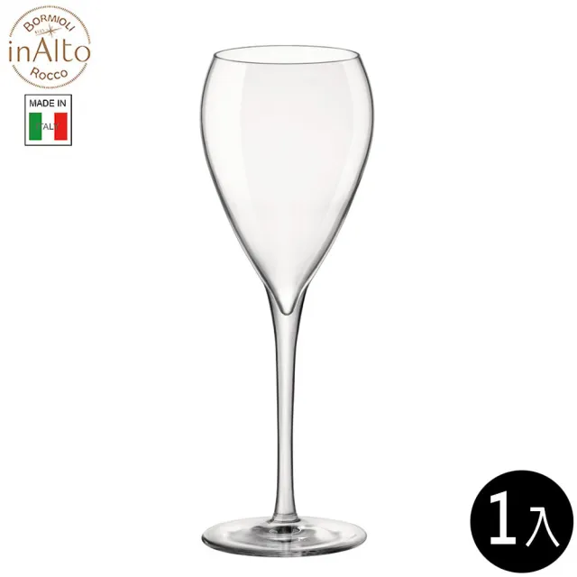 【Bormioli Rocco】InAlto 強化無鉛水晶香檳杯 215ml 1入 TRE系列(香檳杯 無鉛水晶酒杯 高腳杯)