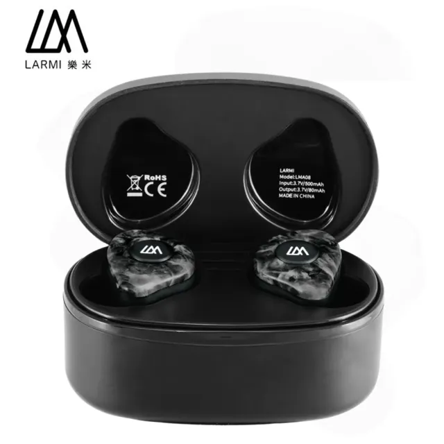 【LARMI 樂米】LMA08 真無線藍牙音樂耳機(藍牙5.3 / IPX5防潑水 / 輕觸操控)