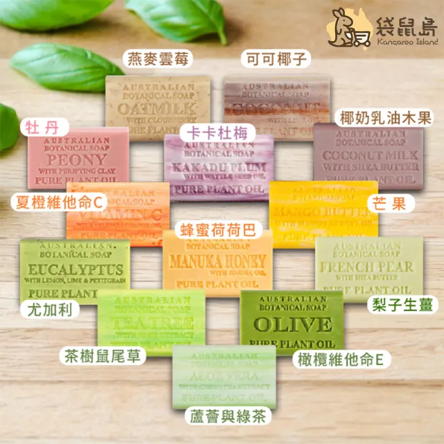 【Australian Botanical Soap】澳洲植物精油香氛皂200g 23種香味(澳洲 精油香皂 好事多熱賣 肥皂)