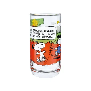 【大西賢製販】SNOOPY 史努比 復古玻璃杯 300ml 經典漫畫 公園(餐具雜貨)