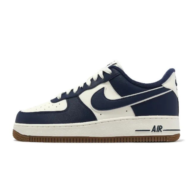 NIKE 耐吉】休閒鞋Air Force 1 07 LV8 藏藍白男鞋AF1 焦糖底經典