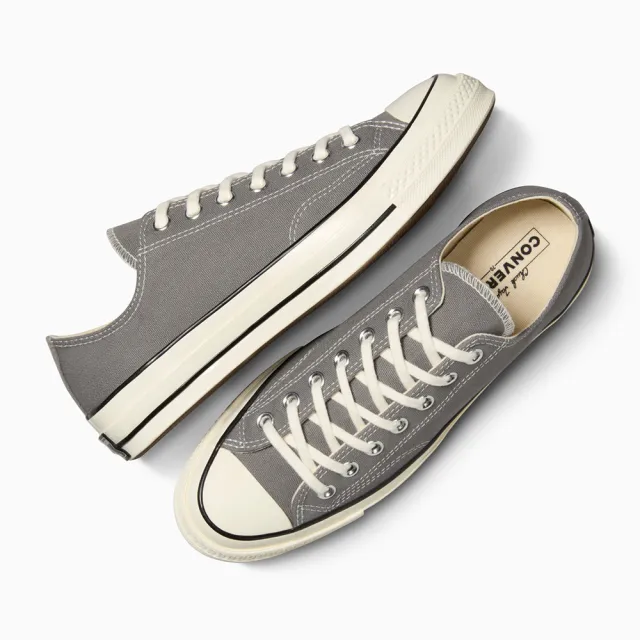 CONVERSE】CHUCK 70 1970 OX 低筒休閒鞋男鞋女鞋灰色(A05586C) - momo