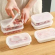 冰箱肉類保鮮專用收納盒冷凍分裝分格保鮮盒備菜盒-超值八件組(四款各2入)