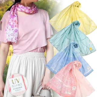 【TRUSSARDI】x Sybilla x Nina Ricci 雙11精選純綿抗UV長型薄圍巾(8款選)