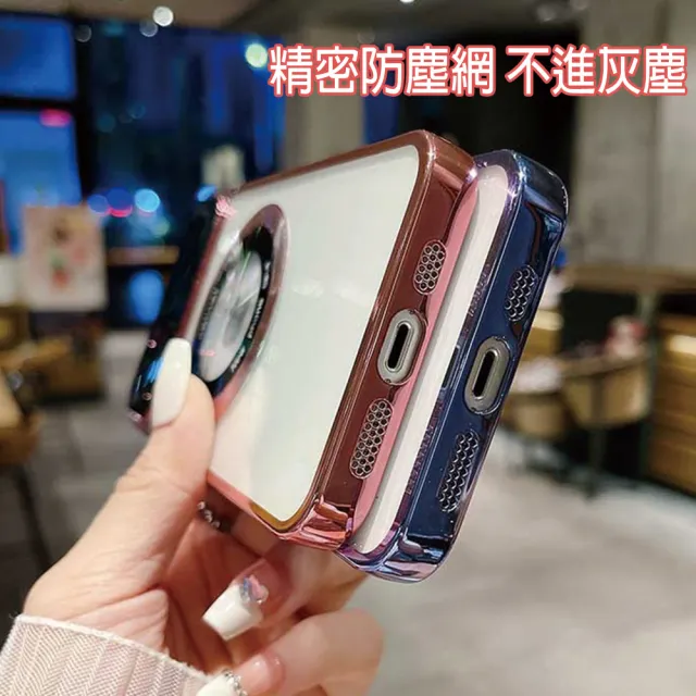 【HongXin】iPhone 15 6.1吋 一體鏡頭大視窗磁吸手機保護殼