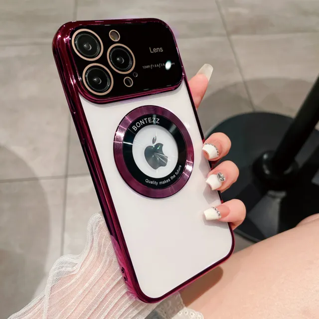【HongXin】iPhone 15 6.1吋 一體鏡頭大視窗磁吸手機保護殼
