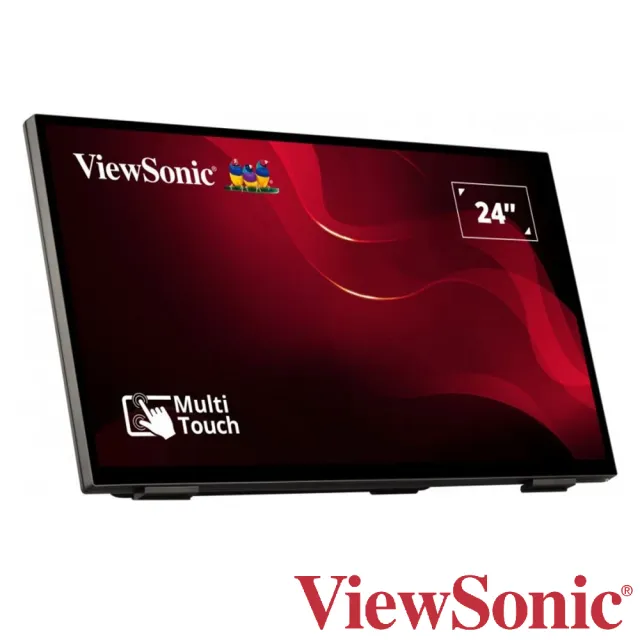 【ViewSonic 優派】TD2465 24型 VA 60Hz 無邊框電容式觸控螢幕(內建喇叭/PCAP電容式10點觸控/7ms)