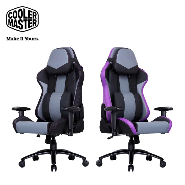 【CoolerMaster】酷碼 CALIBER R3 電競椅(黑、紫 含組裝)