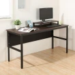 【DFhouse】頂楓150公分電腦桌+桌上架-黑橡木色