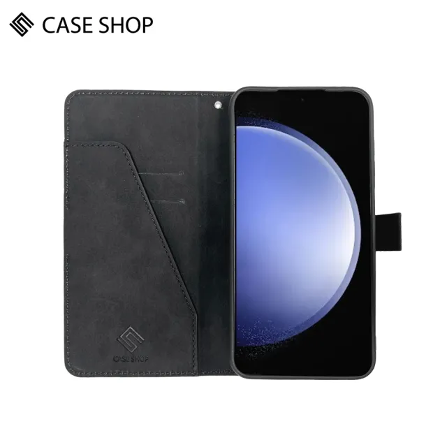 【CASE SHOP】Samsung S23 FE 前收納側掀皮套(內襯卡片夾層 翻蓋站立)