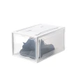 【歐樂生活館】磁吸式鞋盒  透明鞋盒 正開口鞋盒 大號(球鞋收納 穩固疊加 鞋盒 加厚款 硬盒)