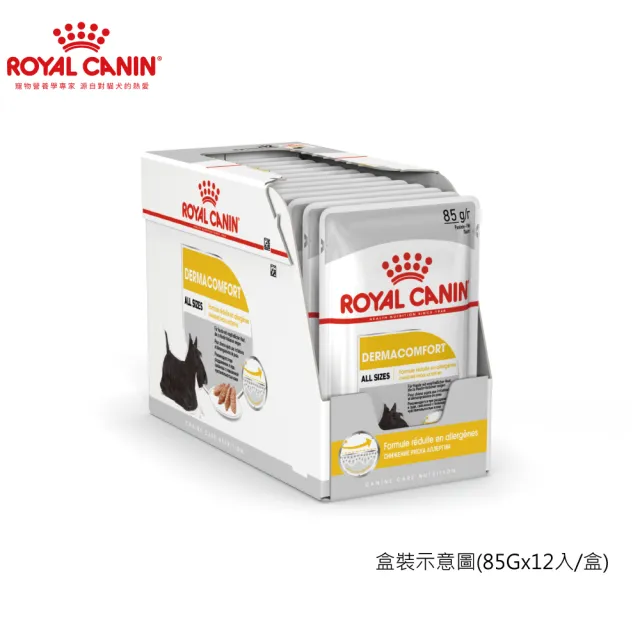 【ROYAL 法國皇家】腸胃保健成犬濕糧 DGW 85Gx12包/盒(主食餐包 狗主食罐 狗餐包 狗濕糧)