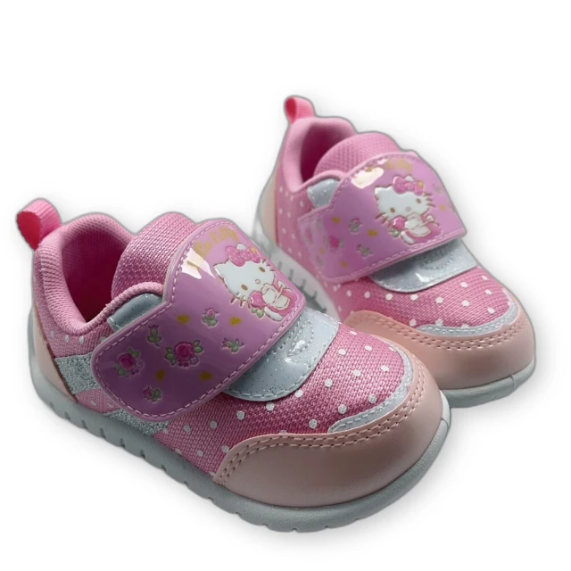樂樂童鞋樂樂童鞋 台灣製KITTY休閒鞋(三麗鷗 卡通布鞋 童鞋 嬰幼童鞋)