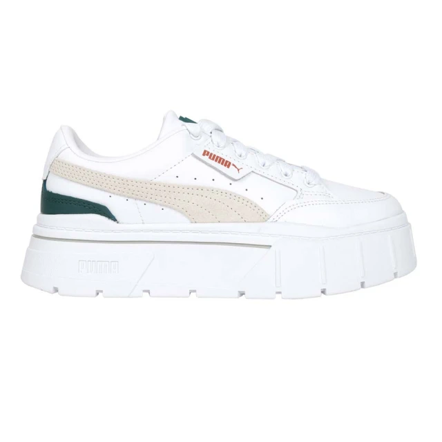 PUMA MAYZE STACK WNS 女厚底運動休閒鞋-厚底復古白奶茶綠紅(38436316