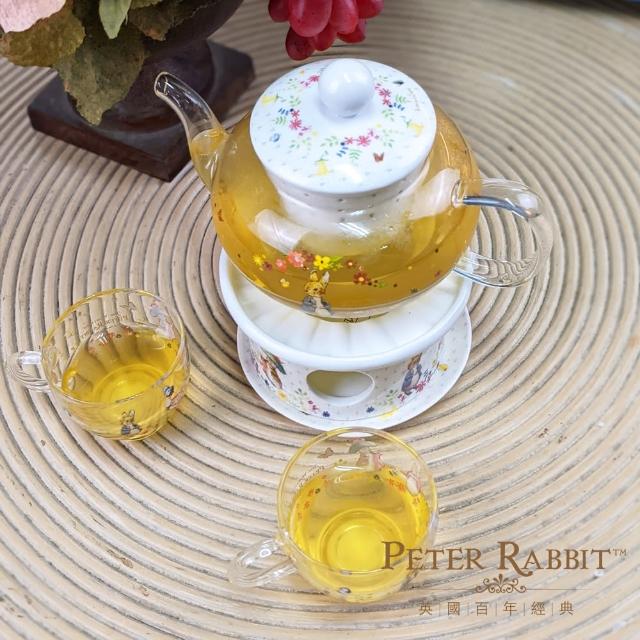 【PETER RABBIT 比得兔】經典花茶壺禮盒-一壺二杯二盤