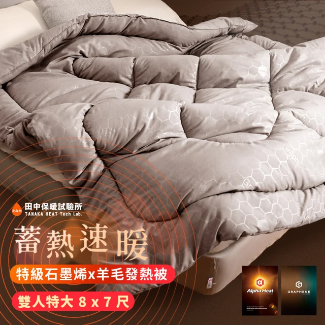 BOSS BEDDING 小老闆寢具 雙人-抗菌/羊毛/石墨