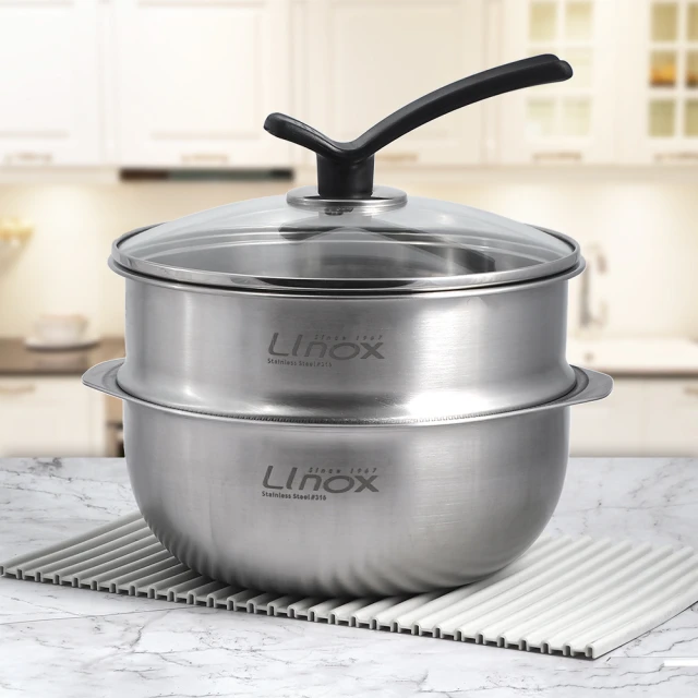 LINOX LINOX 316不鏽鋼懸浮氣膜不沾蒸鍋-小-2