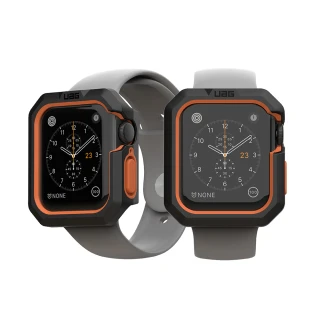 【UAG】Apple Watch 40mm 耐衝擊簡約保護殼-黑(UAG)